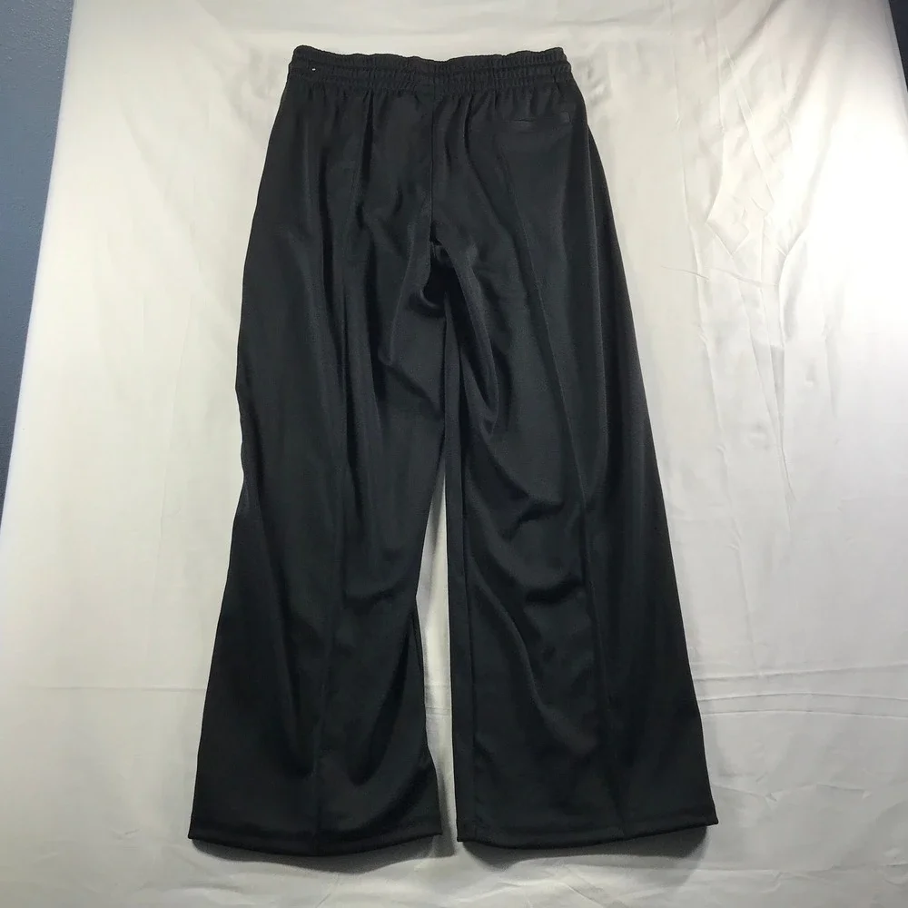 Jordan Mens Wide Leg Track Pants Black White Side Stripe Jumpman FV7101-010 M